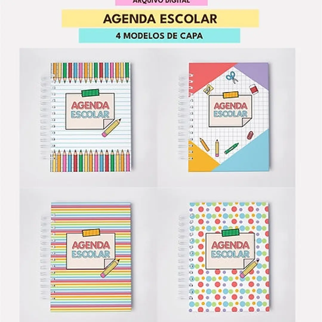 Agenda Escolar Datada A5 1DPP - Mascute - Imagem 2