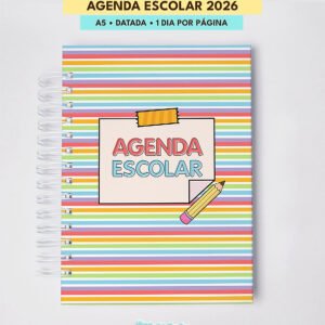 Agenda Escolar Datada A5 1DPP - Mascute