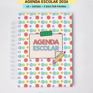 Agenda Escolar Datada A5 2DPP - Mascute