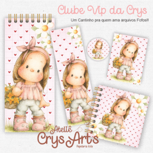 Arquivo Kit Menina Fofa - Crys Arts
